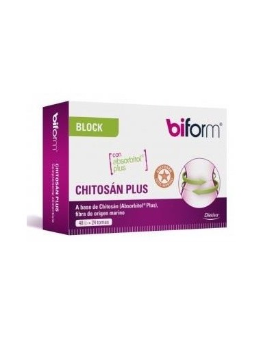Chitosan Plus  Envase 48 Cápsulas(24 Tomas) de Biform®