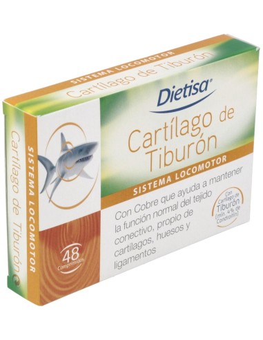 Cartílago De Tiburón   Envase 48 Comp.(16 Días) de Dielisa®