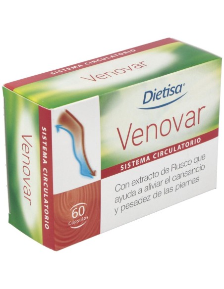 Dietkum Venovar Circulacion Piernas 60Cap. de Dietisa (Dielisa)