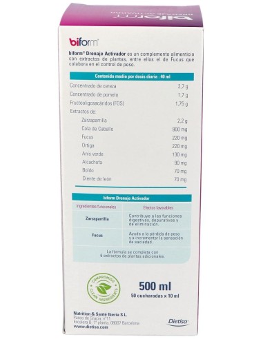 Biform Drenaje 500Ml. de Dietisa (Dielisa)