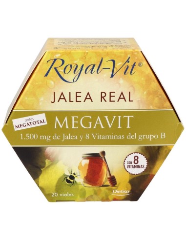 Jalea Real Royal Vit Mega Vit 1500Mg 20Amp. de Dietisa (Dielisa)