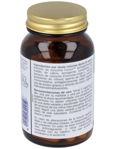 Mega Cúrcuma  Envase 50 Cápsulas(25 Días) de Dielisa®