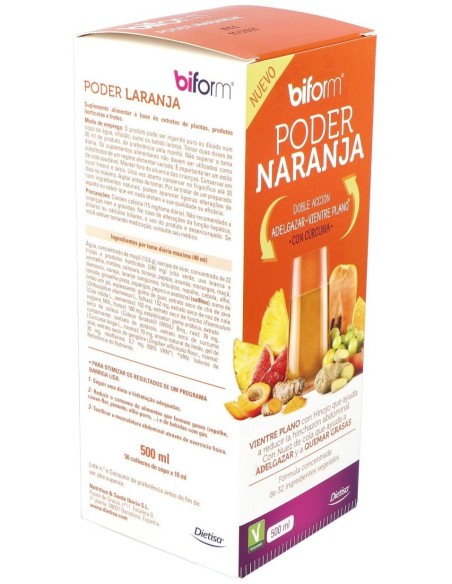 Biform Poder Naranja 500Ml. de Dietisa (Dielisa)