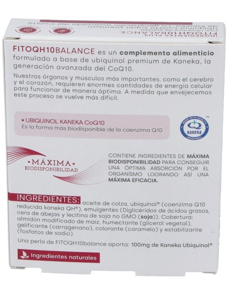 Fitoqh10 Balance Ubiquinol 30Cap. de Fdb