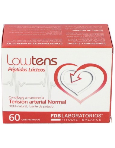 Lowtens Peptidos Lacticos 60Comp. de Fdb