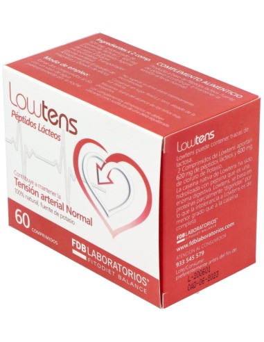 Lowtens Peptidos Lacticos 60Comp. de Fdb