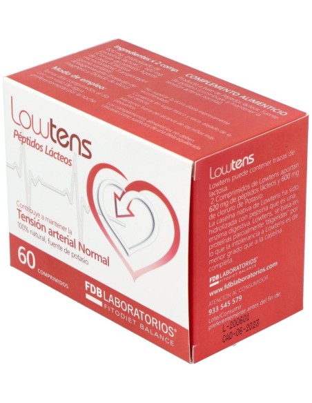 Lowtens Peptidos Lacticos 60Comp. de Fdb