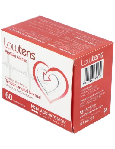 Lowtens Peptidos Lacticos 60Comp. de Fdb
