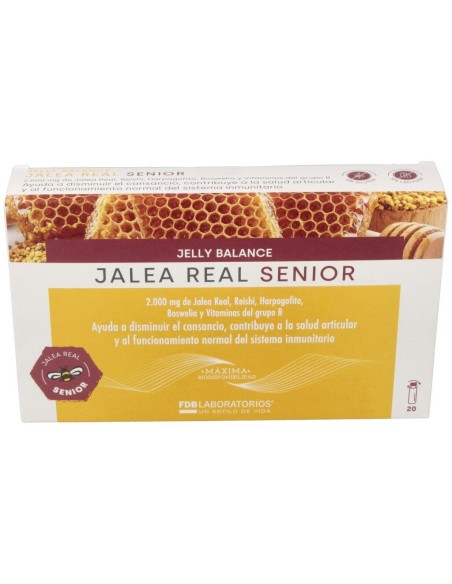 Jelly Balance Senior  Jalea Real 20Viales de Fdb