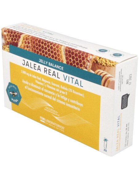 Jelly Balance Vital Jalea Real 20Viales de Fdb