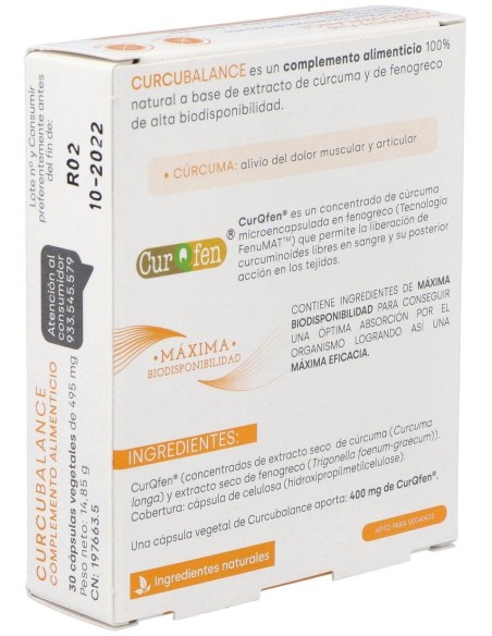 Curcubalance 30Cap. de Fdb
