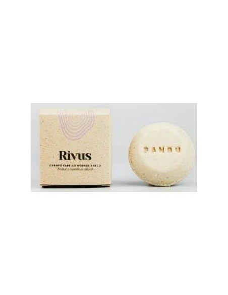 Rivus Champu Solido Cabello Normal-Seco 75G Eco de Banbu