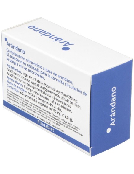 Fitotablet Arandano (Mirtilo) 60Comp de Eladiet