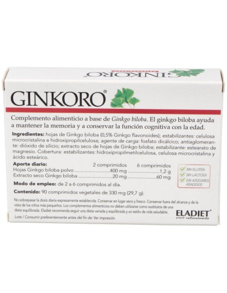 Ginkoro 90Comp de Eladiet