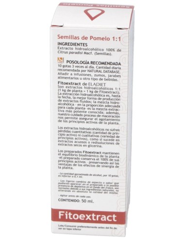 Ext.Semillas De Pomelo 50Ml de Eladiet