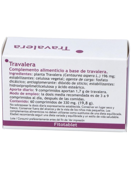 Fitotablet Travalera 60Comp. de Eladiet