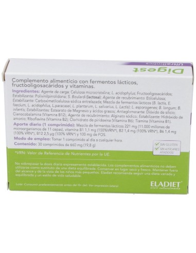 Digest Ultrabiotic 30Comp. de Eladiet