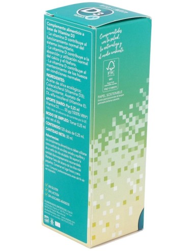 Vit & Min Vitamina D3 30Ml. de Eladiet