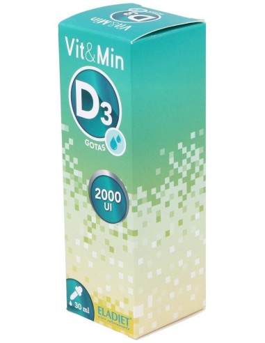Vit & Min Vitamina D3 30Ml. de Eladiet
