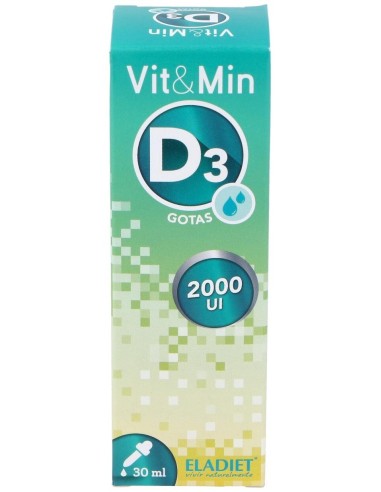 Vit & Min Vitamina D3 30Ml. de Eladiet