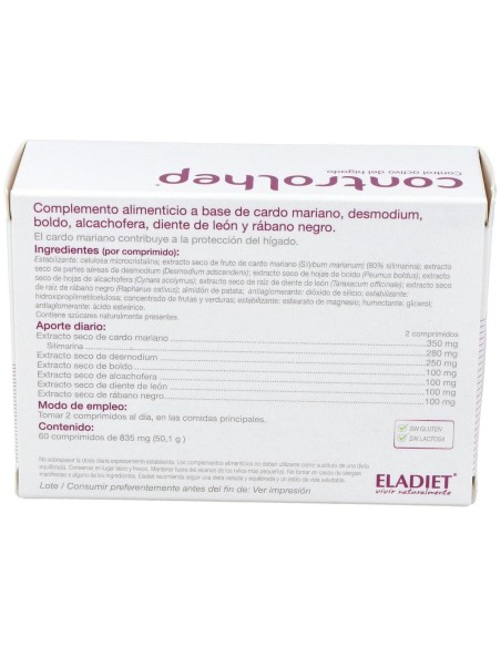 Control Hep 60 Comprimidos de Eladiet