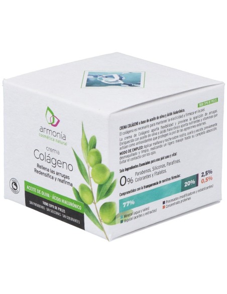 Crema Colageno Aceite Oliva 50Ml. de Armonia
