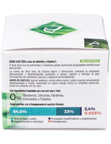 Crema Aloe Vera 50Ml. de Armonia