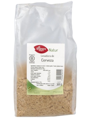 Levadura De Cerveza 300Gr. de El Granero