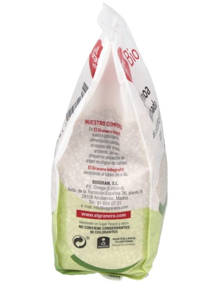 Quinoa Hinchada 125Gr. Bio de El Granero