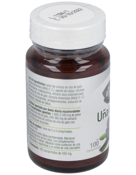 Uña De Gato Forte 400Mg. 100Comp. de El Granero