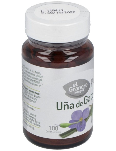 Uña De Gato Forte 400Mg. 100Comp. de El Granero