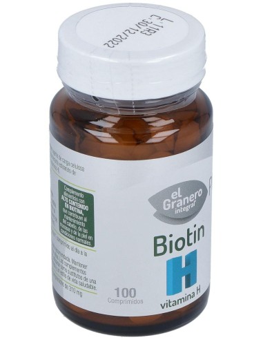 Biotin (Biotina Vit.H) 100Comp. de El Granero