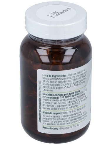 Aceite De Onagra 120Perlas de El Granero