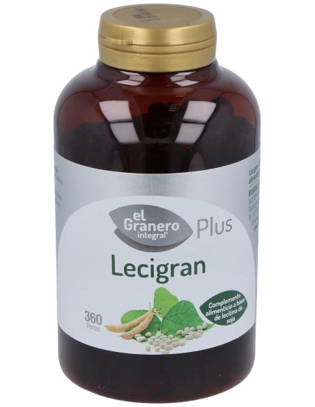 Lecitina De Soja Lecigran 740Mg. 360Perlas de El Granero