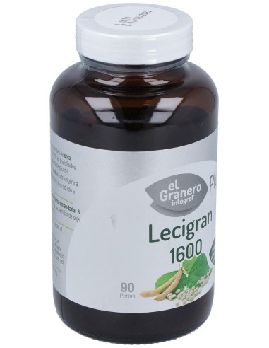 Lecitina De Soja Lecigran 1600Mg. 90Perlas de El Granero