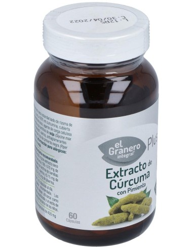 Extracto Curcuma Y Pimienta 60Cap. de El Granero