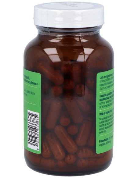 Curcuma Y Pimienta Bio 120Cap. de El Granero