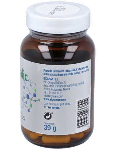 Pomalic (Acido Malico) 60Cap. de El Granero