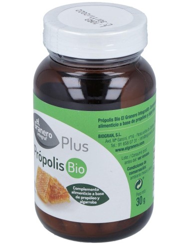 Propolis Bio 60Cap. de El Granero