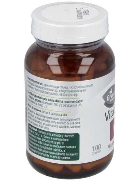 Vitagran D3 100Cap. de El Granero