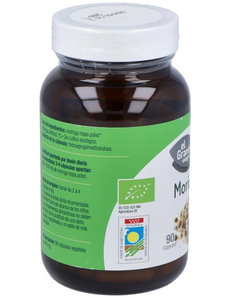 Moringa Bio 400Mg. 90Cap. de El Granero