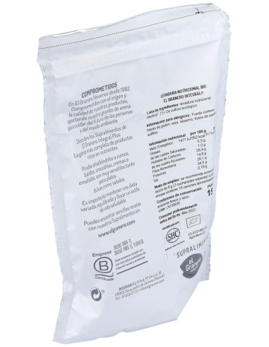 Levadura Nutricional Superalimento Bio 150Gr. de El Granero