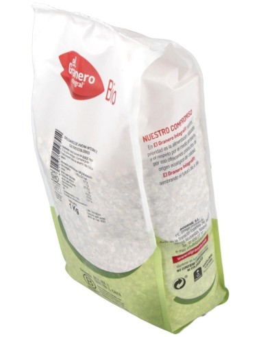 Copos De Avena Suaves Integral 1Kg. Bio de El Granero