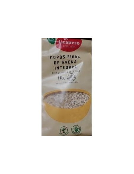 Copos De Avena Suaves Integral 1Kg. Bio de El Granero