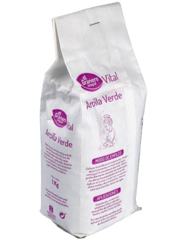 Arcilla Verde 1Kg. de El Granero
