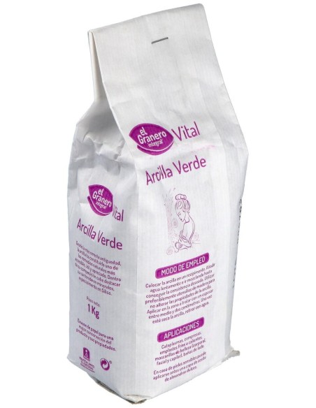 Arcilla Verde 1Kg. de El Granero
