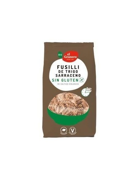 Fusilli De Trigo Sarraceno Sin Gluten Bio, 500 G de El Granero Integral