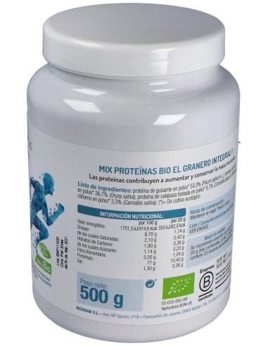 Mix Proteinas 500Gr. Bio de El Granero