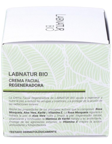 Crema Facial Regeneradora Rosa Mosqueta 50Ml. Bio de Labnatur Bio