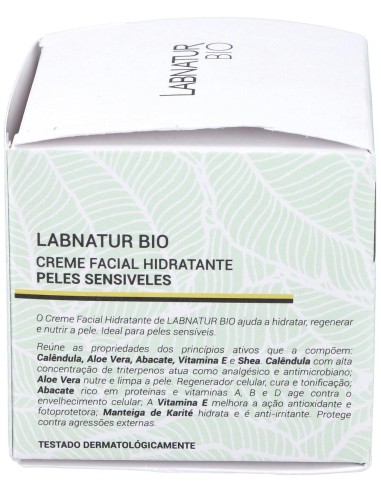 Crema Facial Hidratante Pieles Sensibles 50Ml. Bio de Labnatur Bio